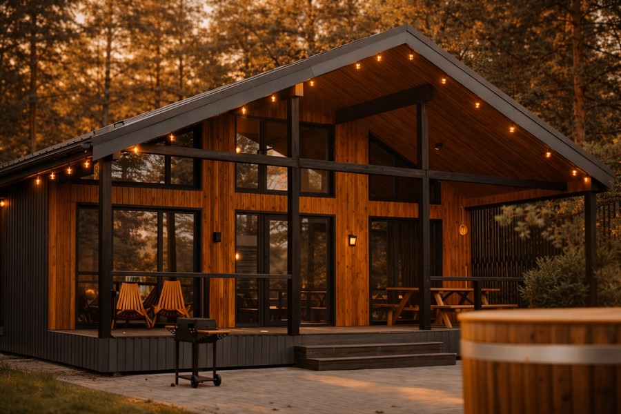 Домик с баней в Беловежской пуще