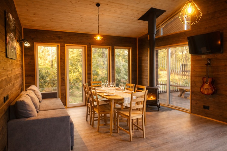 Домик с баней в Беловежской пуще