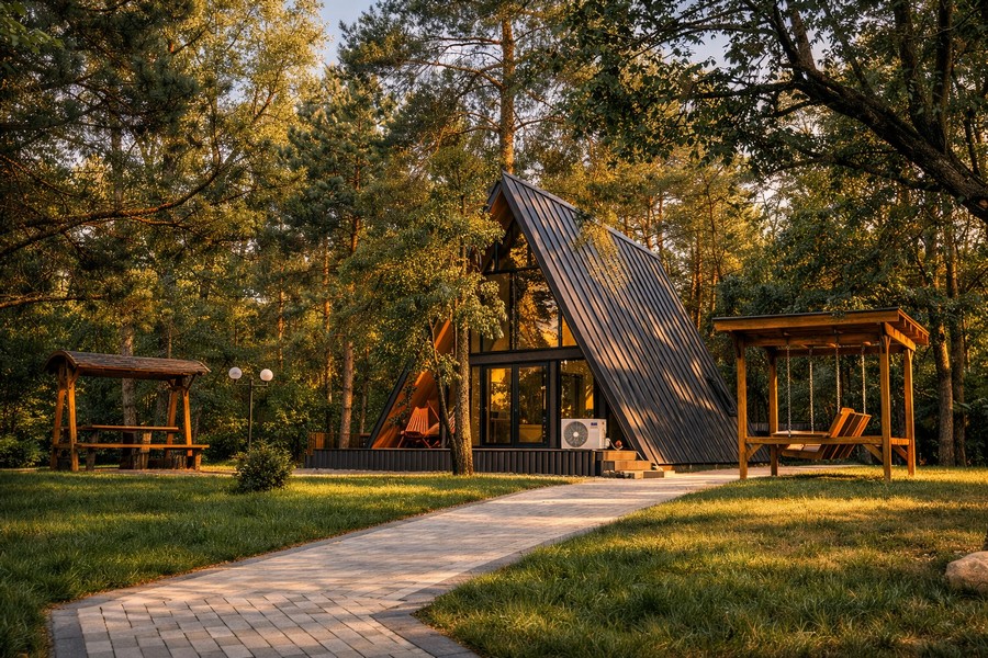 Дом в лесу для двоих — уединённый отдых в Беловежской пуще Дом в лесу для двоих в Беловежской пуще